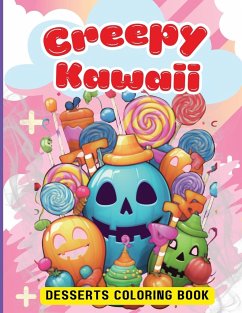 Creepy Kawaii Desserts Coloring Book - Tobba