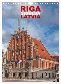 Riga Sigulda Latvia (Wall Calendar 2025 DIN A4 portrait), CALVENDO 12 Month Wall Calendar