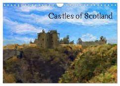 Castles of Scotland (Wall Calendar 2025 DIN A4 landscape), CALVENDO 12 Month Wall Calendar - Heddle, Graeme