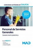 Escala de Personal de Servicios Generales (PSX). Temario parte específica. Comunidad Autónoma de Galicia