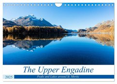 The Upper Engadine (Wall Calendar 2025 DIN A4 landscape), CALVENDO 12 Month Wall Calendar