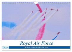 Royal Air Force The Red Arrows Formation Team (Wall Calendar 2025 DIN A4 landscape), CALVENDO 12 Month Wall Calendar