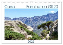 Corse - Fascination GR20 (Calendrier mural 2025 DIN A3 vertical), CALVENDO calendrier mensuel