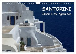 Santorini - Island in the Agean Sea (Wall Calendar 2025 DIN A4 landscape), CALVENDO 12 Month Wall Calendar