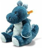 Steiff 087686 - Spott Stegosaurus, Dinosaurier Plüschtier, blau/petrol, 28 cm