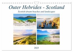 Outer Hebrides - Scotland Scottish dream beaches and landscapes (Wall Calendar 2025 DIN A4 landscape), CALVENDO 12 Month Wall Calendar - Schaenzer, Sandra