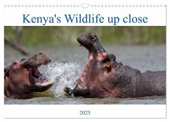 Kenya's Wildlife up close (Wall Calendar 2025 DIN A3 landscape), CALVENDO 12 Month Wall Calendar