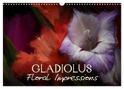 Gladiolus Floral Impressions (Wall Calendar 2025 DIN A3 landscape), CALVENDO 12 Month Wall Calendar