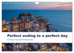 Perfect ending to a perfect day in Cinque Terre and Portovenere (Wall Calendar 2025 DIN A4 landscape), CALVENDO 12 Month Wall Calendar