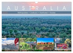 Australia - Metropolises ¿ Outback ¿ Rainforest ¿ Koalas (Wall Calendar 2025 DIN A3 landscape), CALVENDO 12 Month Wall Calendar