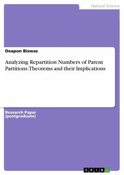 Analyzing Repartition Numbers of Parent Partitions. Theorems and their Implications