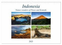 Indonesia - Nature wonders of Flores and Komodo (Wall Calendar 2025 DIN A3 landscape), CALVENDO 12 Month Wall Calendar