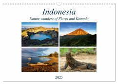 Indonesia - Nature wonders of Flores and Komodo (Wall Calendar 2025 DIN A3 landscape), CALVENDO 12 Month Wall Calendar - Calvendo;Schaenzer, Sandra