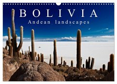 Bolivia Andean landscapes / UK-Version (Wall Calendar 2025 DIN A3 landscape), CALVENDO 12 Month Wall Calendar