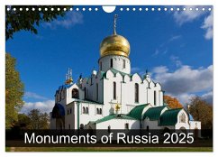 Monuments of Russia 2025 (Wall Calendar 2025 DIN A4 landscape), CALVENDO 12 Month Wall Calendar