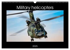 Military helicopters (Wall Calendar 2025 DIN A3 landscape), CALVENDO 12 Month Wall Calendar