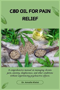 CBD OIL FOR PAIN RELIEF - Kleist, Amalie