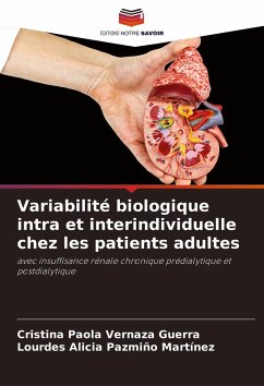 Cover Variabilité biologique intra et interindividuelle chez les patients adultes