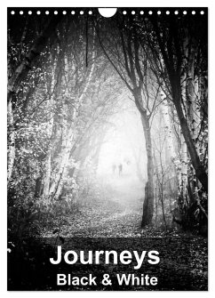 Journeys - Black & White (Wall Calendar 2025 DIN A4 portrait), CALVENDO 12 Month Wall Calendar - Garforth, Rory