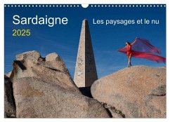 Sardaigne - Les paysages et le nu (Calendrier mural 2025 DIN A3 vertical), CALVENDO calendrier mensuel