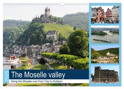 The Moselle valley - Along the Moselle river from Trier to Koblenz (Wall Calendar 2025 DIN A3 landscape), CALVENDO 12 Month Wall Calendar - Frost, Anja