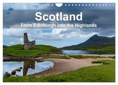 Scotland - From Edinburgh into the Highlands (Wall Calendar 2025 DIN A4 landscape), CALVENDO 12 Month Wall Calendar
