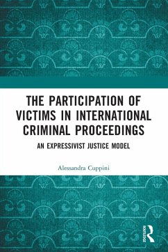 Cover The Participation of Victims in International Criminal Proceedings
