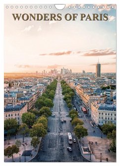 Wonders of Paris (Wall Calendar 2025 DIN A4 portrait), CALVENDO 12 Month Wall Calendar - Calvendo;Pictures, Manjik