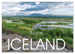 Summer in Iceland (Wall Calendar 2025 DIN A4 landscape), CALVENDO 12 Month Wall Calendar