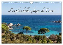 Les plus belles plages de Corse (Calendrier mural 2025 DIN A4 vertical), CALVENDO calendrier mensuel - Lardy, Philippe