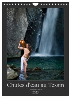 Chutes d'eau au Tessin (Calendrier mural 2025 DIN A4 horizontal), CALVENDO calendrier mensuel