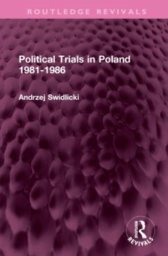 Cover Political Trials in Poland 1981-1986