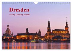 Dresden-Saxony-Germany-Europe / UK-Version (Wall Calendar 2025 DIN A4 landscape), CALVENDO 12 Month Wall Calendar - Kirsch, Gunter