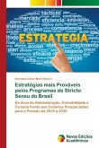 Estratégias mais Prováveis pelos Programas de Stricto Sensu do Brasil