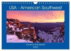 USA The American Southwest - Canyons and deserts (Wall Calendar 2025 DIN A4 landscape), CALVENDO 12 Month Wall Calendar - Schaenzer, Sandra