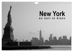 New York en noir et blanc (Calendrier mural 2025 DIN A4 vertical), CALVENDO calendrier mensuel