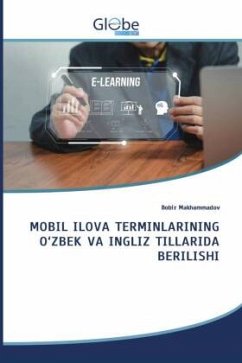 Cover MOBIL ILOVA TERMINLARINING O'ZBEK VA INGLIZ TILLARIDA BERILISHI