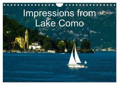 Impressions from Lake Como / UK-Version (Wall Calendar 2025 DIN A4 landscape), CALVENDO 12 Month Wall Calendar