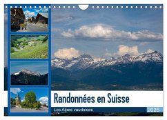 Randonnées en Suisse Les Alpes vaudoises (Calendrier mural 2025 DIN A4 vertical), CALVENDO calendrier mensuel