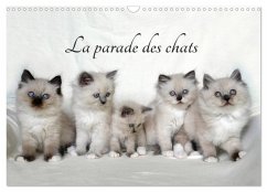 La parade des chats (Calendrier mural 2025 DIN A3 vertical), CALVENDO calendrier mensuel - Chrystal, Jennifer