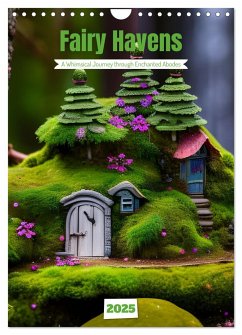 Tiny Fairy Havens (Wall Calendar 2025 DIN A4 portrait), CALVENDO 12 Month Wall Calendar - Aka Stine1, Christine