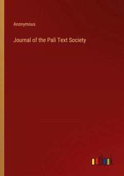 Journal of the Pali Text Society - Anonymous