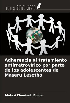 Cover Adherencia al tratamiento antirretrovírico por parte de los adolescentes de Maseru Lesotho