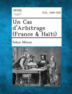 Cover Un Cas D'Arbitrage (France & Haiti)