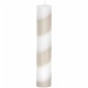Stabkerze, gestreift, Dunkelblau/Blau,4... - Bild 1