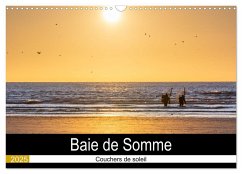 Baie de Somme Couchers de soleil (Calendrier mural 2025 DIN A3 vertical), CALVENDO calendrier mensuel