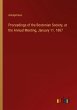 Proceedings of the Bostonian Society,... - Bild 1
