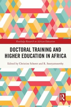 Doctoral Training and Higher Education in Africa