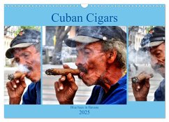 Cuban Cigars - Blue haze in Havana (Wall Calendar 2025 DIN A3 landscape), CALVENDO 12 Month Wall Calendar