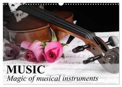 Music Magic of musical instruments (Wall Calendar 2025 DIN A3 landscape), CALVENDO 12 Month Wall Calendar